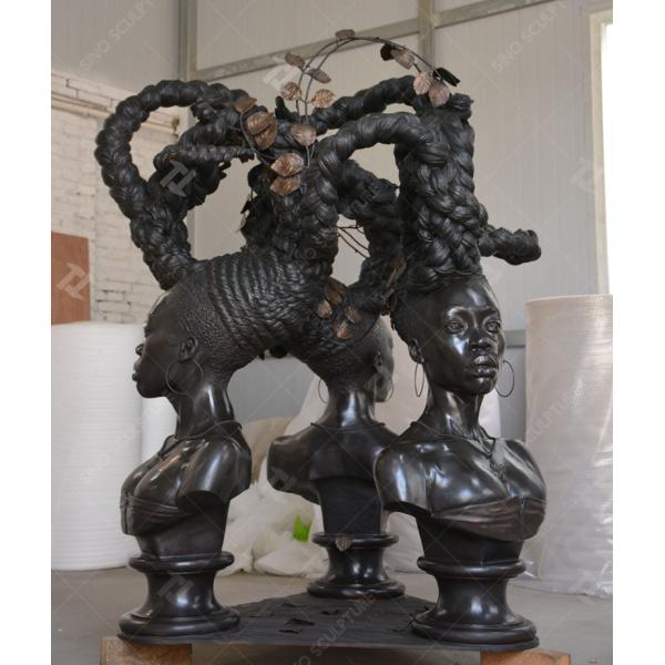 Скульптуры современного искусства на открытом воздухе / в помещении, бронзовая статуя из литья Патина