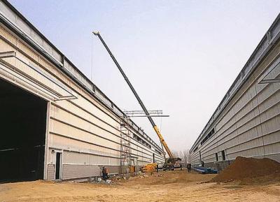 Fabrique préfabriquée d'acier atelier de construction entrepôt de silo