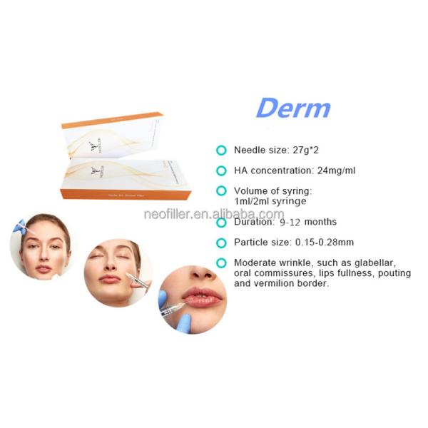 Transparent Cross Linked 24mg/ml Dermal Filler For Hypodermic Injection At Room Temperature