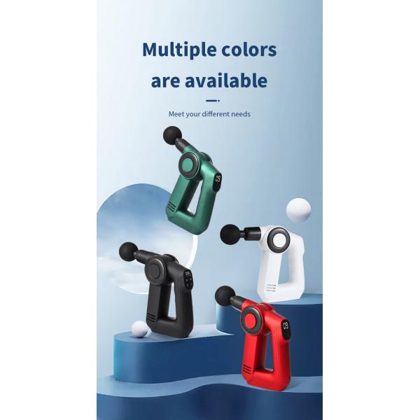 Pistola de masaje portátil profesional de venta al por mayor Fuerte poder con retroalimentación de presión