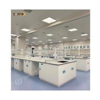Banco de laboratório pesado com 2 portas 2 prateleiras 2 armários 4 gavetas Design de madeira de aço