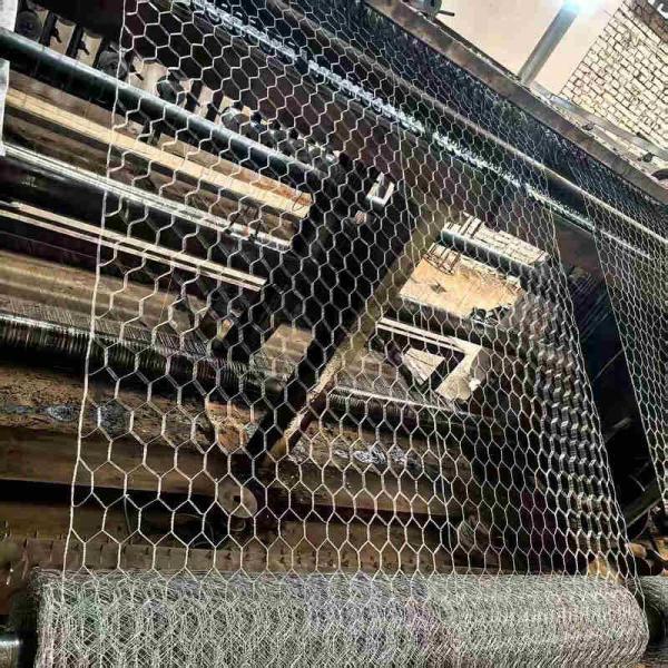 Galvanized PVC Coated Brass Hexagonal Wire Mesh Chicken Fence Anti Corrosion
