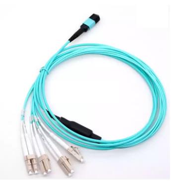 Cabo Breakout de Fibra Óptica OM3/OM4/OM5 SC LC MPO MTP Patch Cord
