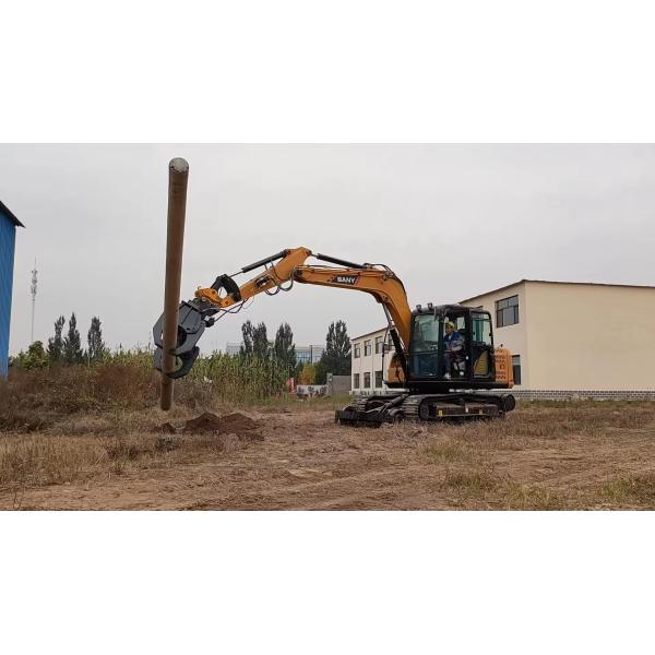 Excavator Attachments Hydraulic Equipment 13-25 Ton Excavator Machine Electric Wire Pole Grapple Pole Grabber