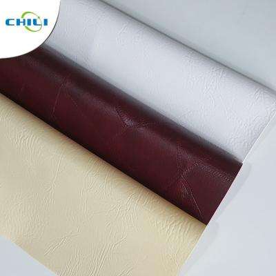 Material de couro sintético da cadeira, tela do PVC para a limpeza conveniente da roupa