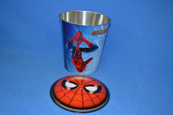 DADI Food Packaging Popcorn Cans 3.8L Metal Popcorn Bucket Custom Design Empty Popcorn Tins