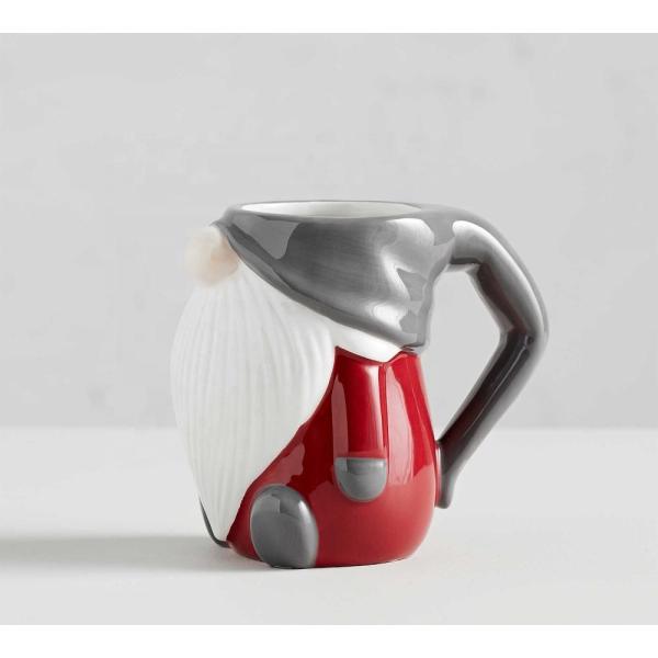 кружки молока 12oz 350ml керамические вручают крася сброс 3D для рождества праздничного