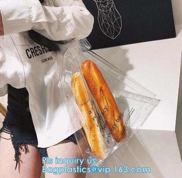 Beach Tote Bag Transparent PVC Tote Bag For Beach Shopping, Hologram lady handle bag, Handbag Shoulder Bag Purse Shoppin