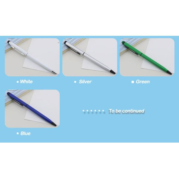 Colorful Metal Ballpoint Pen Touch Screen Twist Stylus Ball Pen For Office Business