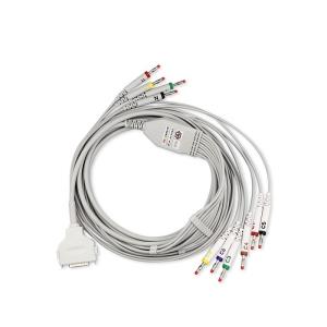 Fukuda OEM Ekg Ecg Cable Denshi FX-2111 FX-3010 FX-4010 FCP-2155 10 Lead Ecg