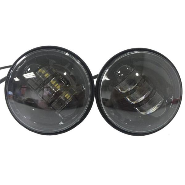 4.5 Inch 30W Harley Motorcycle LED Headlights No Halo Ring Waterproof IP67