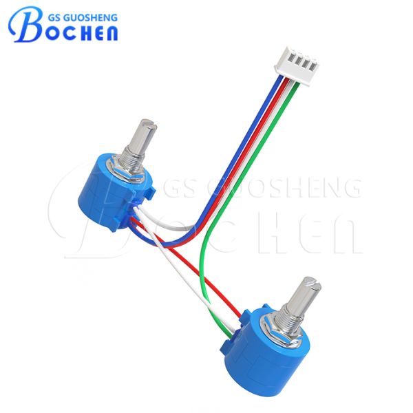 Waterproof 10k Multi Turn Pot Wirewound 3590 Precision Potentiometer For Mining Equipments