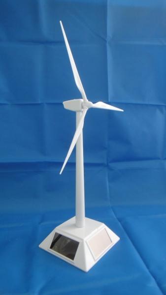 ABS Desktop Model Solar Wind Turbine Toy Home Office Decoration