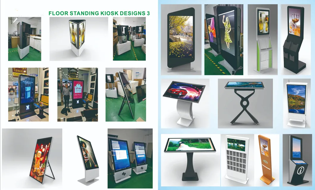 55 Inch Android Digital Signage Kiosk with 400CD/M² Brightness