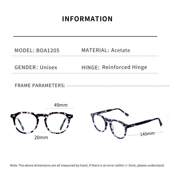 Retro Round Frame Clear Lens Glasses For Women Men Non Prescription Eyewear