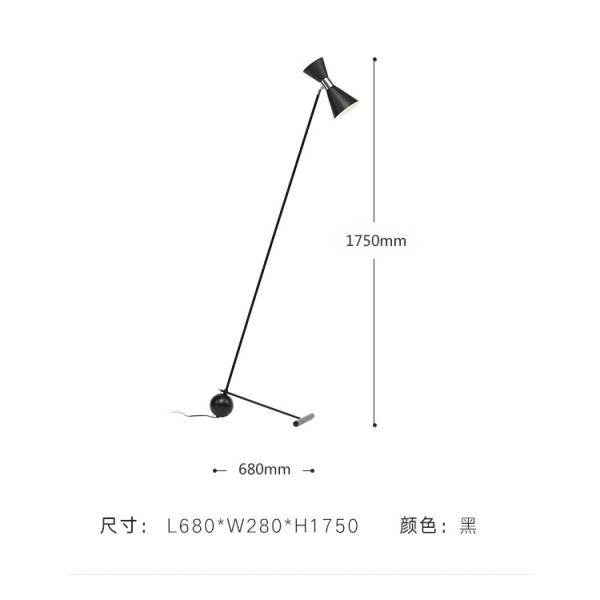 Nordic Hourglass Floor Lamp Modern Floor Lights Standing Lighting industrial floor lamp(WH-MFL-61)