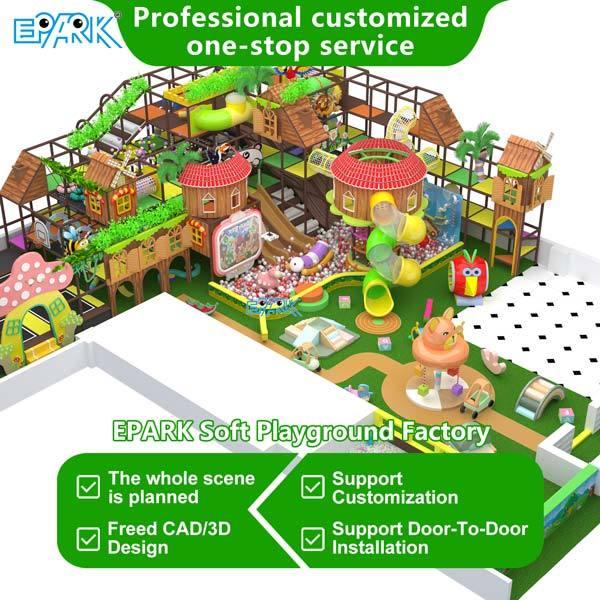 Full Set Indoor Playground Children's Party Play Area Soft Playground Park