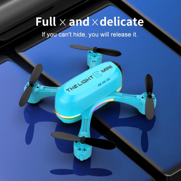 Drones de controlo manual de brinquedos Quadcopter de controlo de rádio para crianças Drones de fluxo óptico