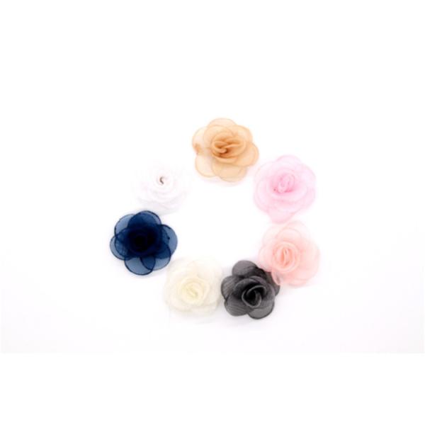 Multi Colors Shoe Lace Flowers Fashionable Style SGS Certification