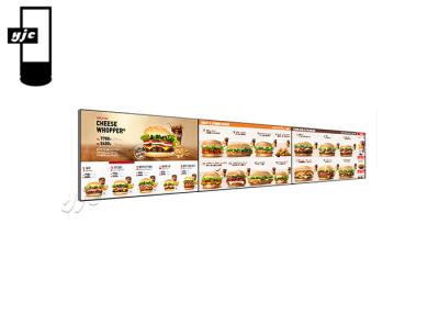 CCC 32 500nits Hanging Lcd Display Solution IP55 For Restaurant