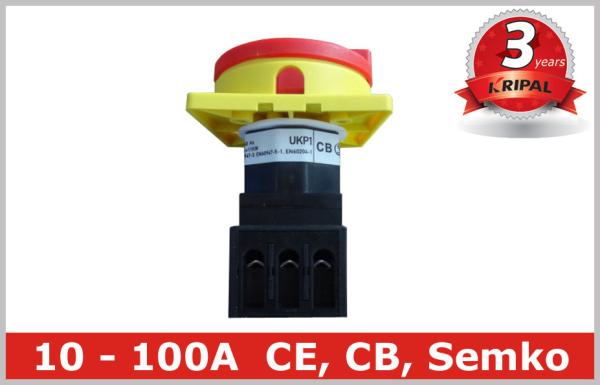 Commercial Lighting Rotary Isolator Switch with Front Mounting , Lockable