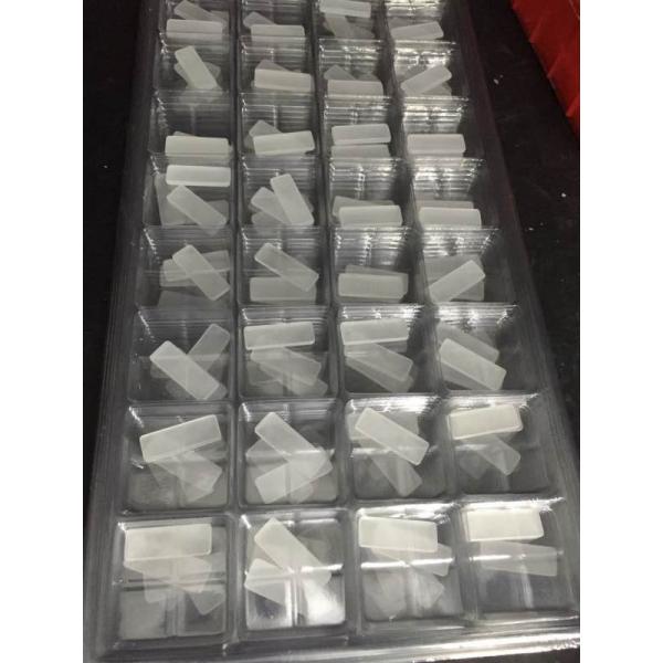 Oblea del zafiro de la pureza elevada, lente pulida pasos ópticos del cristal del zafiro