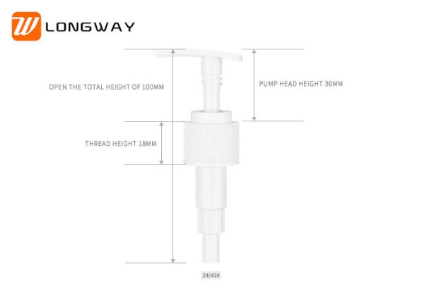 Serum Packaging Plastic Lotion Pump Wide Size Range Color Customization