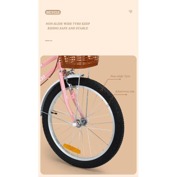 Эргономичный 16-дюймовый девочки дети велосипед односкоростной PU седло маленькие дети велосипед