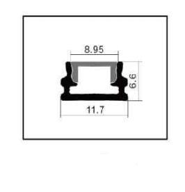 Floor Cabinet Led Aluminium Extrusion Profiles , 45 Degree Aluminum Channel