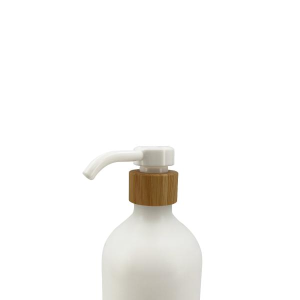 Plastic 500ml Lotion Dispenser Bottle White Matte Round Tube Spiral Lotion Bottle