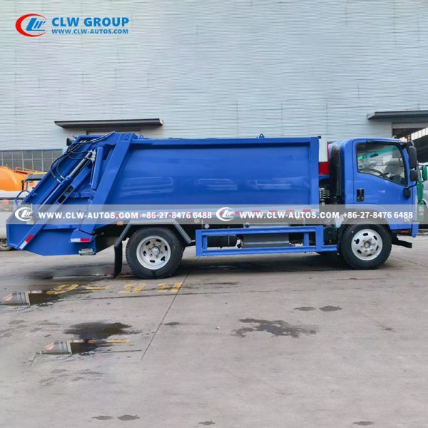 Isuzu KV600 9 Cubic Meter 132HP Garbage Compactor Truck with 3815mm Wheelbase for Efficient Waste Management