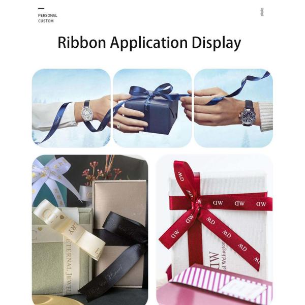 Лента создания программы-оболочки подарка полиэстера сатинировки для фестиваля свадьбы