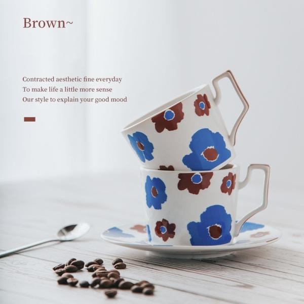 Presentes de Negócios Taça Nórdica e Prato Taça de Café Chá Taça Cerâmica Decal Porcelana