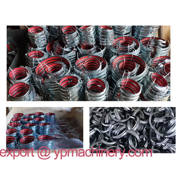 Spring Hose Clamp Adjustable Pipe Hose Clamp Quick Release Round Duct Clamp Rapid Lock Ring