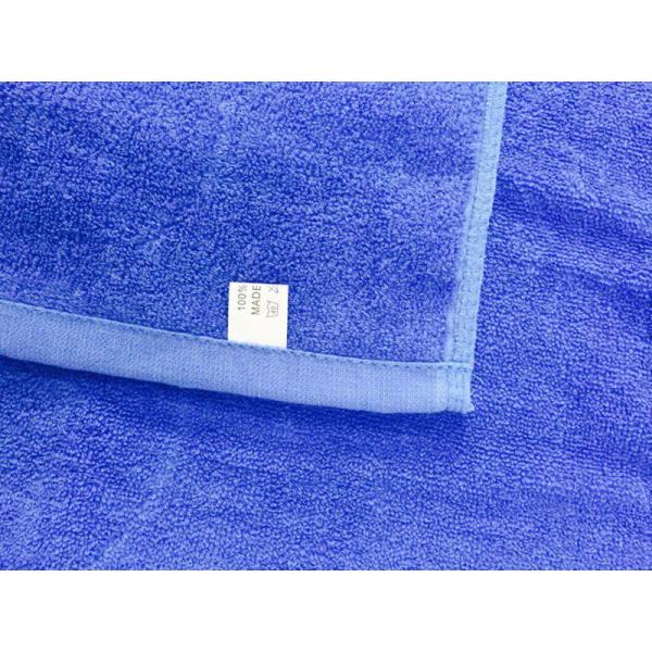 Hot sale blue cotton bath towels for stock pattern sale or logo embroidered