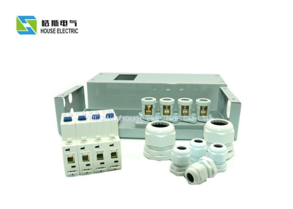 2 Pole Street Lighting Pole Fuse Box , Waterproof Residential Fuse Box