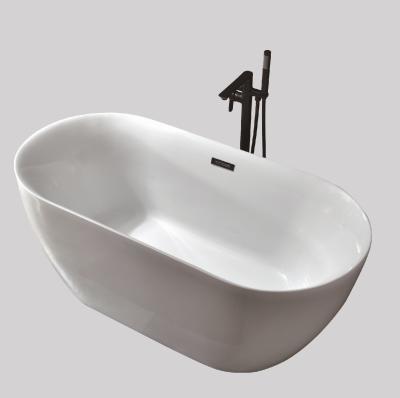Une baignoire en acrylique de conception moderne Une baignoire indépendante Blanche Une baignoire indépendante Une baignoire à remous