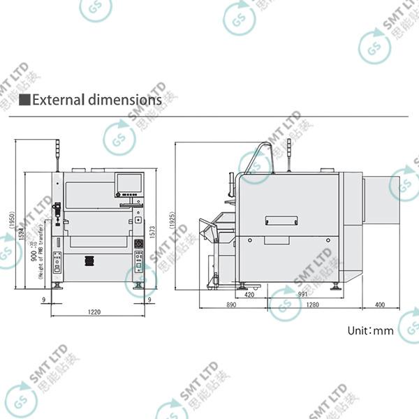 Sony SI-F209 SMT pick and place machine pour les substrats de 50x50 mm à 460x360 mm