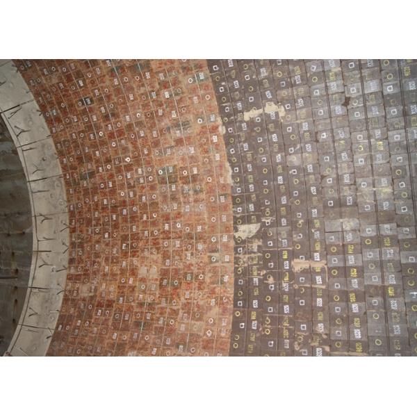 Цвет Брауна шамота боксита тугоплавких кирпичей кремнезема муллита материальный для печи цемента