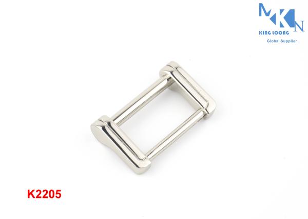Zinc Alloy Nickle Color Metal Square Buckle For Skinny Bag ' S Belt 25mm Inner Size
