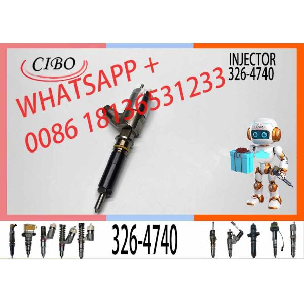 WEIYUAN high quality Refurbished injector 326-4740 32E61-00022 for C4.2 engine