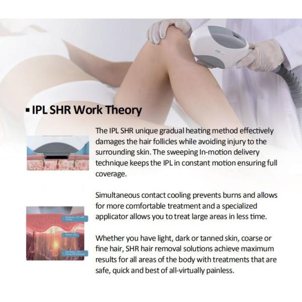 640nm Ipl Shr Machine OPT Epilator Armpit Bikini Line Hair Remover For Beauty Clinic