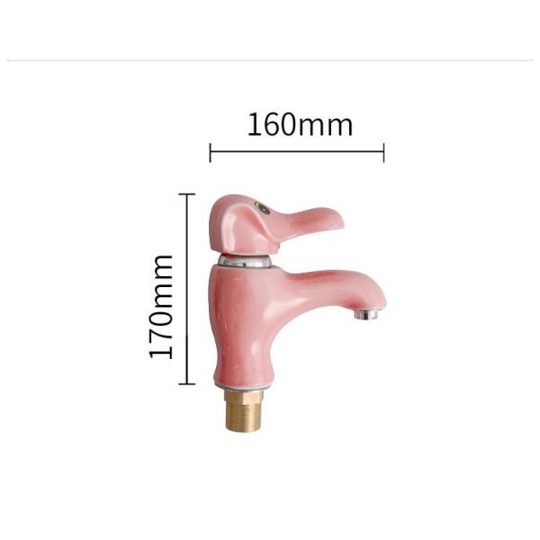 Kindergarten Elephant Bathroom Faucet Tap Ceramic For Children's Washbasin Sink custom