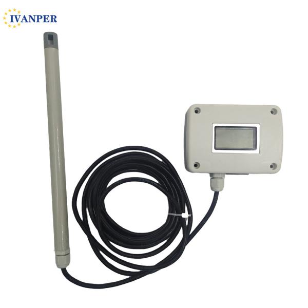 Versatile Duct Mount Humidity Sensor with 4 20mA / 0 10V Output Measure Range 0-30m/s