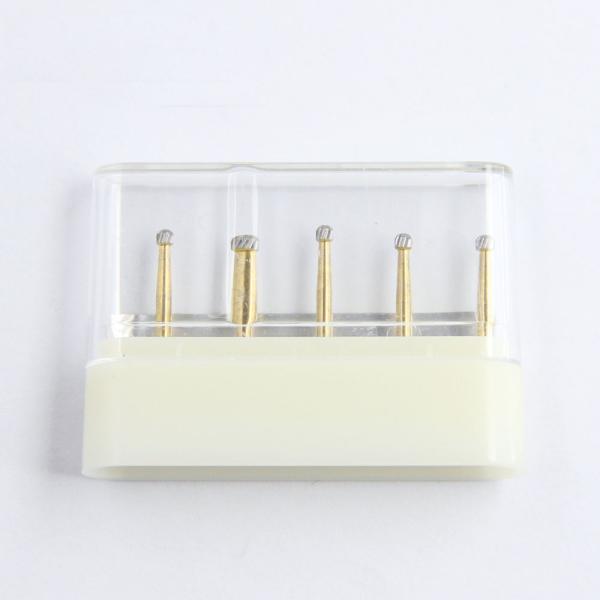 Round Carbide Burs Dental Use Ball End Carbide Burr Finishing Gold