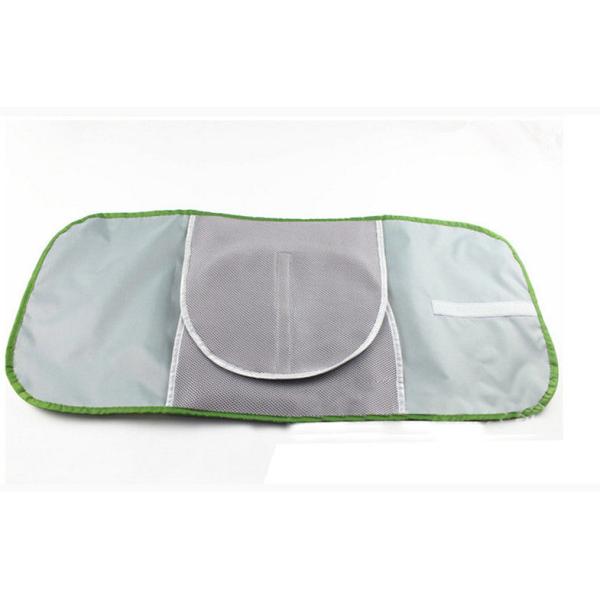 Green Portable Travel Organizer Bag Oxford Cloth Transverse Square Style