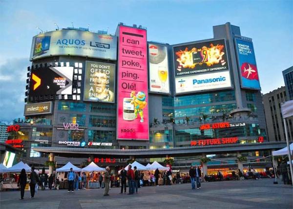 Electronic Outdoor Advertising Led Display Screen IP65 Clear Image Digital Signage P6