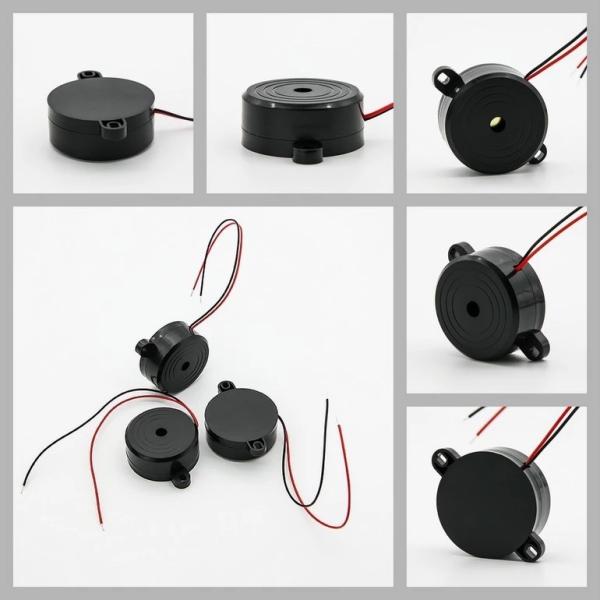 DC 9V-24V 90dB Lead Wire Active Piezo Electronic Alarm Buzzer