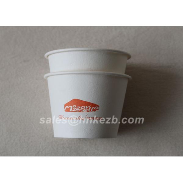Eco - friendly Wooden Pulp Hot Drink 8oz Paper Cup With Flexo Printing