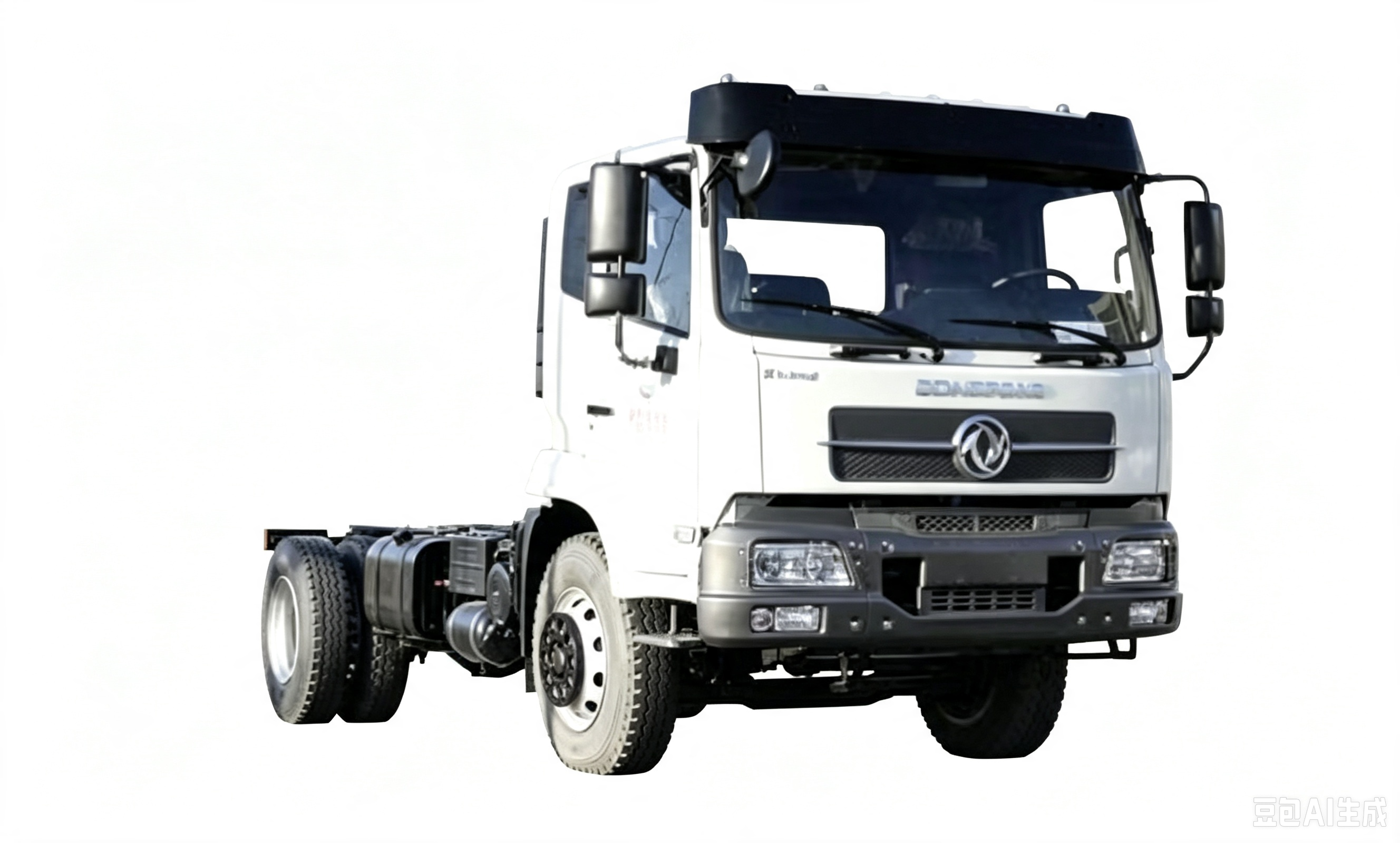 Dongfeng 4×2 Swing Arm Garbage Truck Chassis B190 18Ton For Export